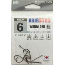 Крючок Brigston Worm 2BH BN №6
