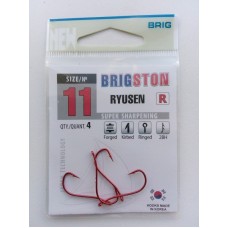 Крючок Brigston Ryusen 2BH Red №11
