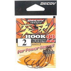 Крючок Decoy HD Hook Worm 22